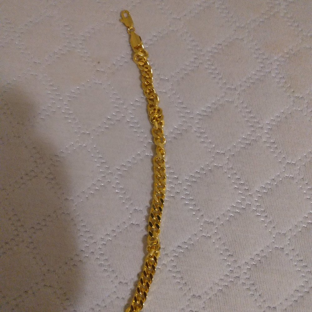 Gold plated bracelet